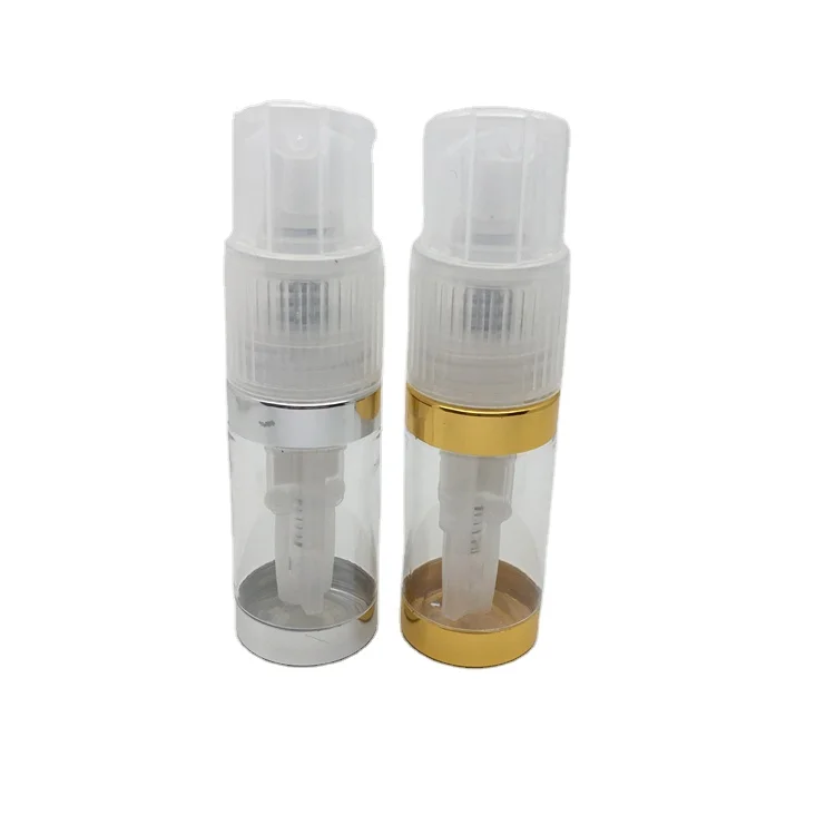 60ML PET Empty Talcum Powder Dispenser Bottles Dry Hair Pump Sprayer for Personal Care