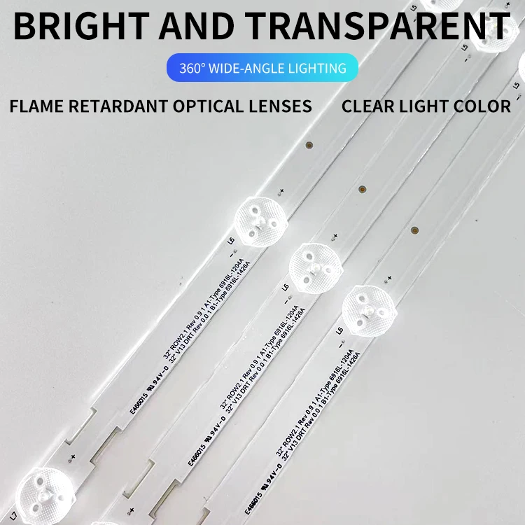 Factory selling LED BackLight for 32inch ROW2.1 REV 0.9 32LN/LA LC320DXE-SFU2 LC320DUE 6916L-1205A/1295A LED TV Backlight For TV