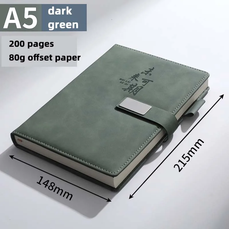 Custom a5 Notebook Planners and Soft Cover PU Leather Notebooks Loose-leaf and Binding Custom Manufacturer
