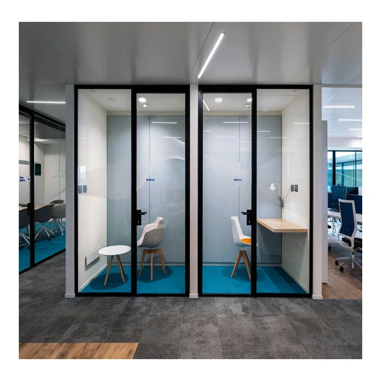 Manufacturer aluminum partition office cubicle workstation aluminium fittings