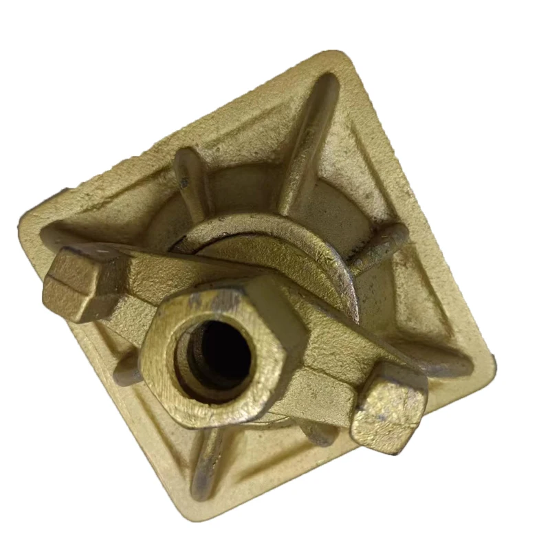 ZYTJ Low  Price Concrete Formwork 17/18/20mm Tie Rod Swivel Combination Wing Nut with Plate for Building Formwok