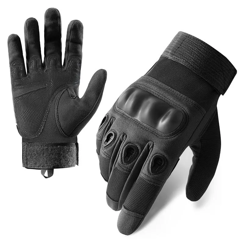 High Quality Custom Full Finger Climbing Shooting Batting Hard Knuckle Tactical Outdoor Work Gloves for Winter