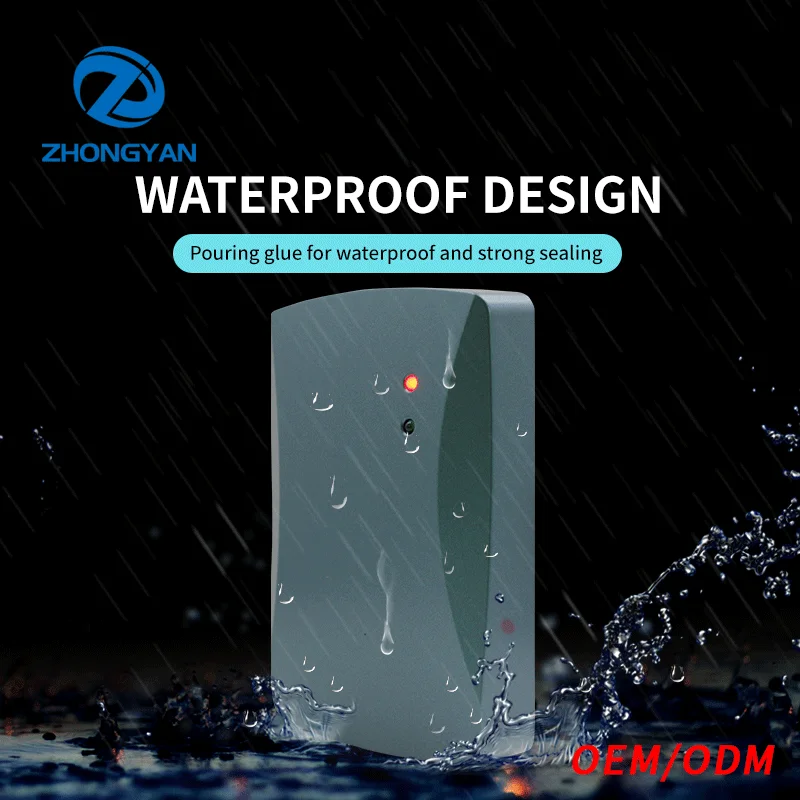  R198 Smart outdoor rs232 waterproof rfid reader 13.56MHz M1 IC card Mifare1 door access