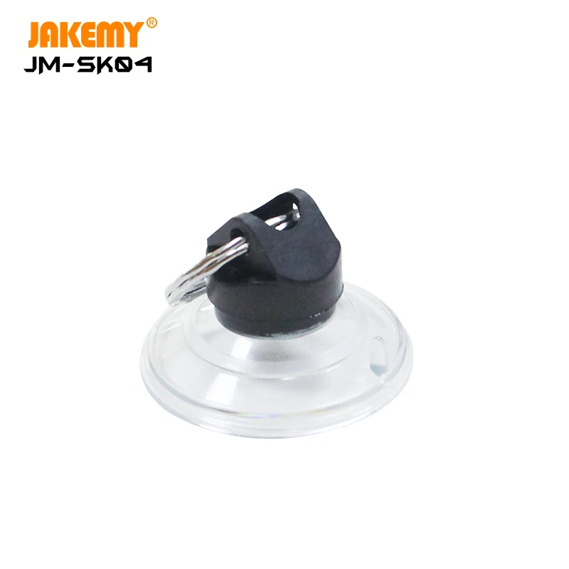 JAKEMY JM-SK04 Powerful LCD Opener Vacuum PVC Transparent Suction Cup with Key Ring for phone pad screen Disassemble