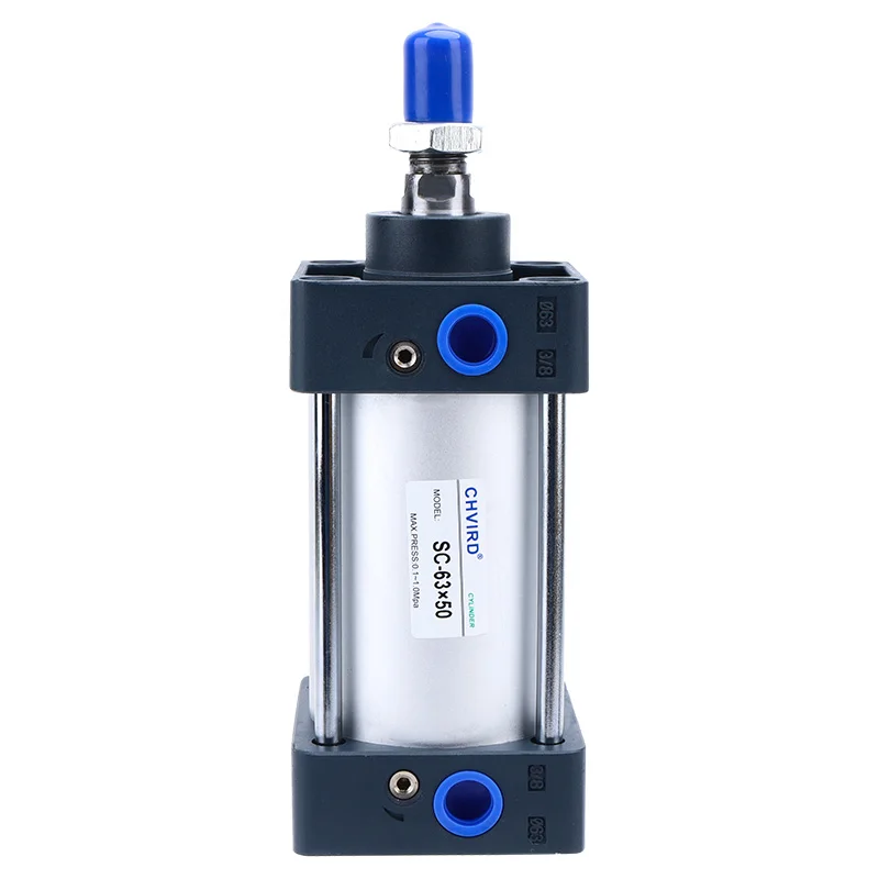 SC series pneumatic cylinder aluminum alloy material double acting cylinders air cylinder