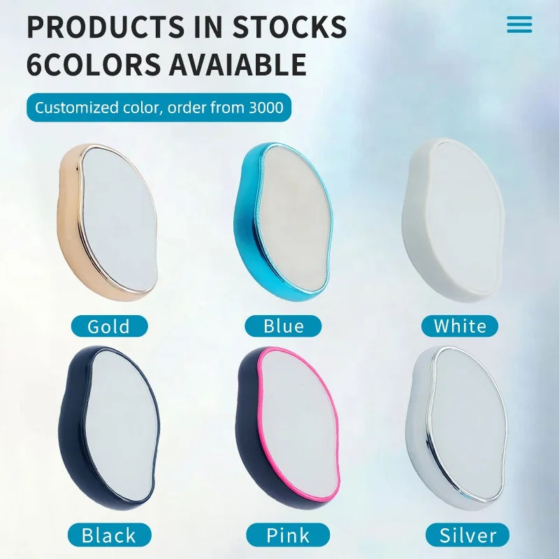 Ready To Ship Large stock Crystal Hair Removal Eraser Magic Glass Hair Removal Tool removal hair crystal