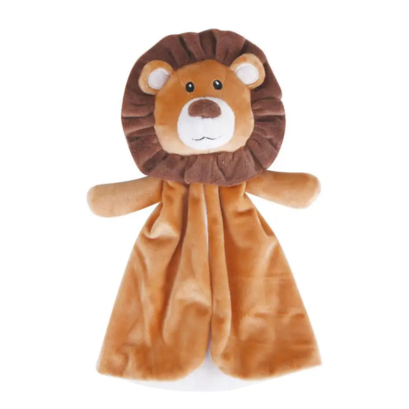 KSF Wholesale Custom Soft Baby Soothing Towel Plush Cute Animals Baby Boy Toy Baby Girls Security Blanket Children Toys