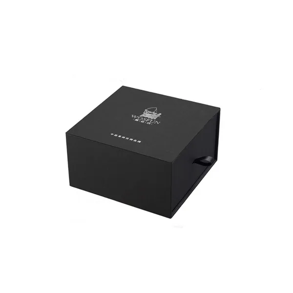 Thick Black Paper Whole Set Ring Earring Bracelet Pendant Necklace Packaging Drawer Gift Boxes Custom Sliding Jewelry Box