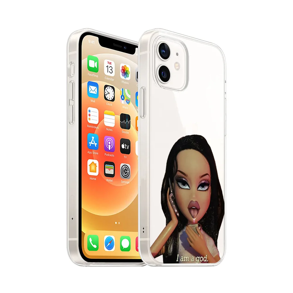 HOT SELL Phone Case For Iphone 14 13 12 11 8 7 6 Plus Xs Xr Cute Girl Princess Cellphone Accessories Iphone 14 Pro Max Cell Phon