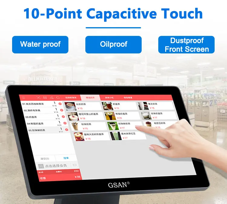 High Quality Cheap Price touch screen epos pos cash register till system Best Selling all in one Complete POS System