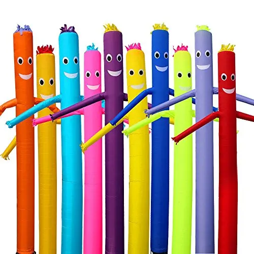 Custom advertising one legged air Dancer Santa Mini Inflatable Dancer for sale