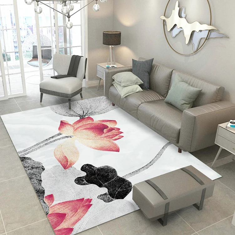 
European style carpet living room modern simple bedroom bedside luxury palace sofa coffee table carpet customization 