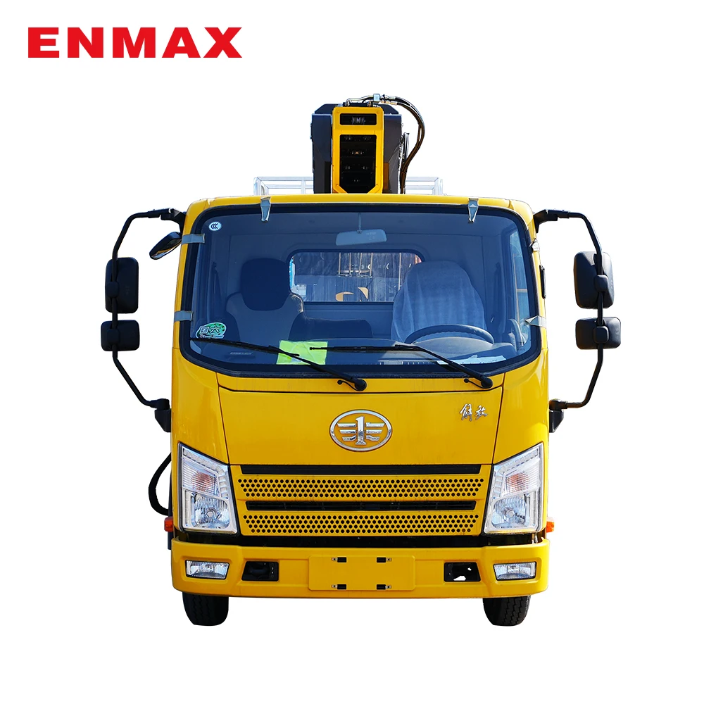Manufacturers Customized Diesel 4*4 Overhead Forklift Bucket Aerial Work Truck Aerial Work Platform Car
