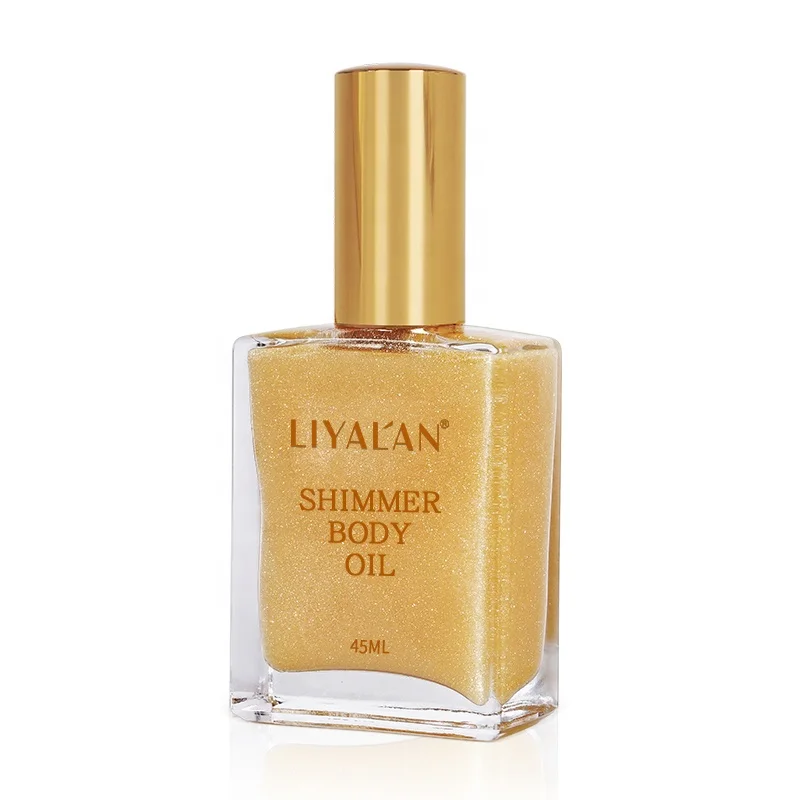  Wholesale Private Label Makeup Custom Vegan Glitter Liquid Highlighter Skin Body Shimmer