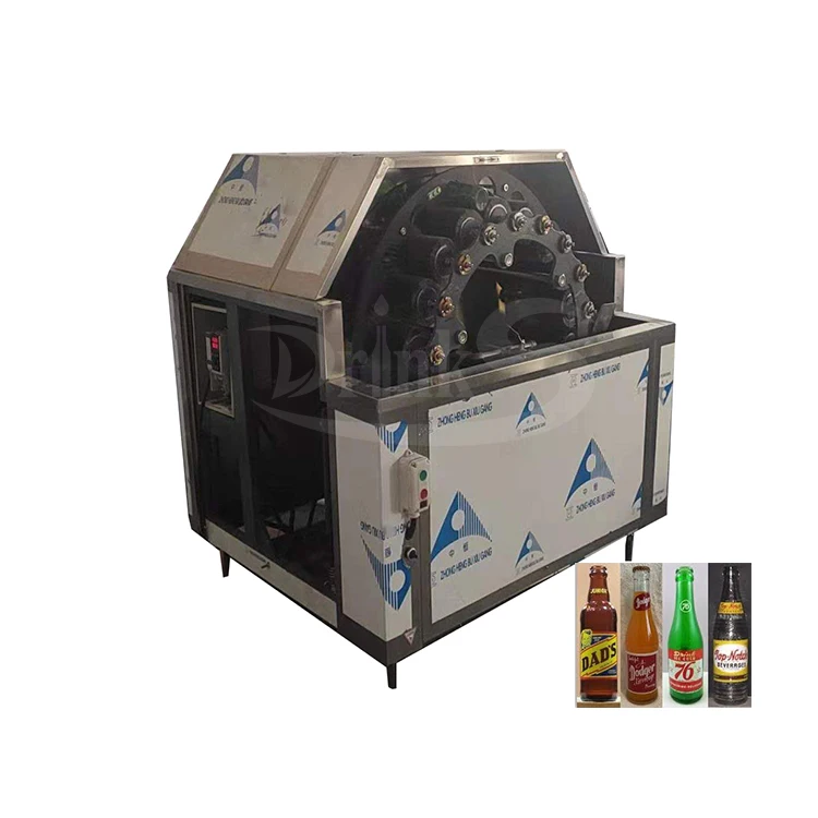 24 Model Semi-automatic Rotary 1800 - 2400 BPH Beer Glass Rinser