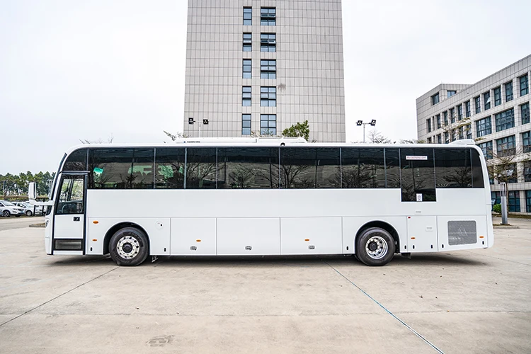 Chinese new 12m 50-60 seater low price coach bus diesel engine right hand drive automatic tour passenger bus