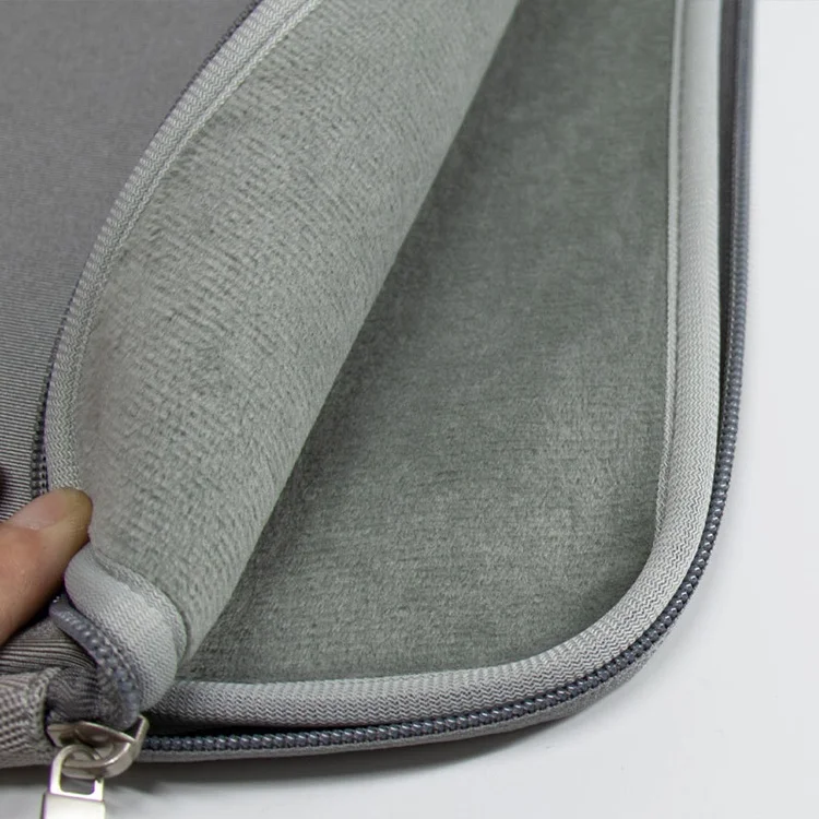 Custom Wholesale Quality Neoprene Light Laptop Sleeve 14 inch Laptop Cover Sleeve with Protective Velvet Lining