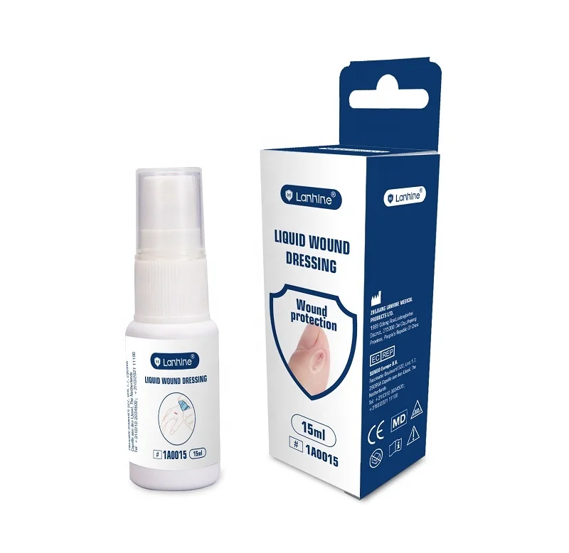 Liquid Bandage Spray for Cuts and Minor Scrapes Natural First Aid Spray Wound Care Products Skin Repair Dressing