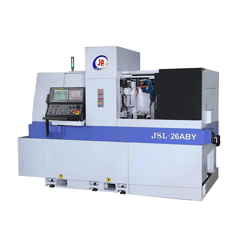 China Hot Sell JSL-26ABY 2 Spindle Cnc Lathe With High Quality In Egypt Swiss Type Cnc Automatic Lathe