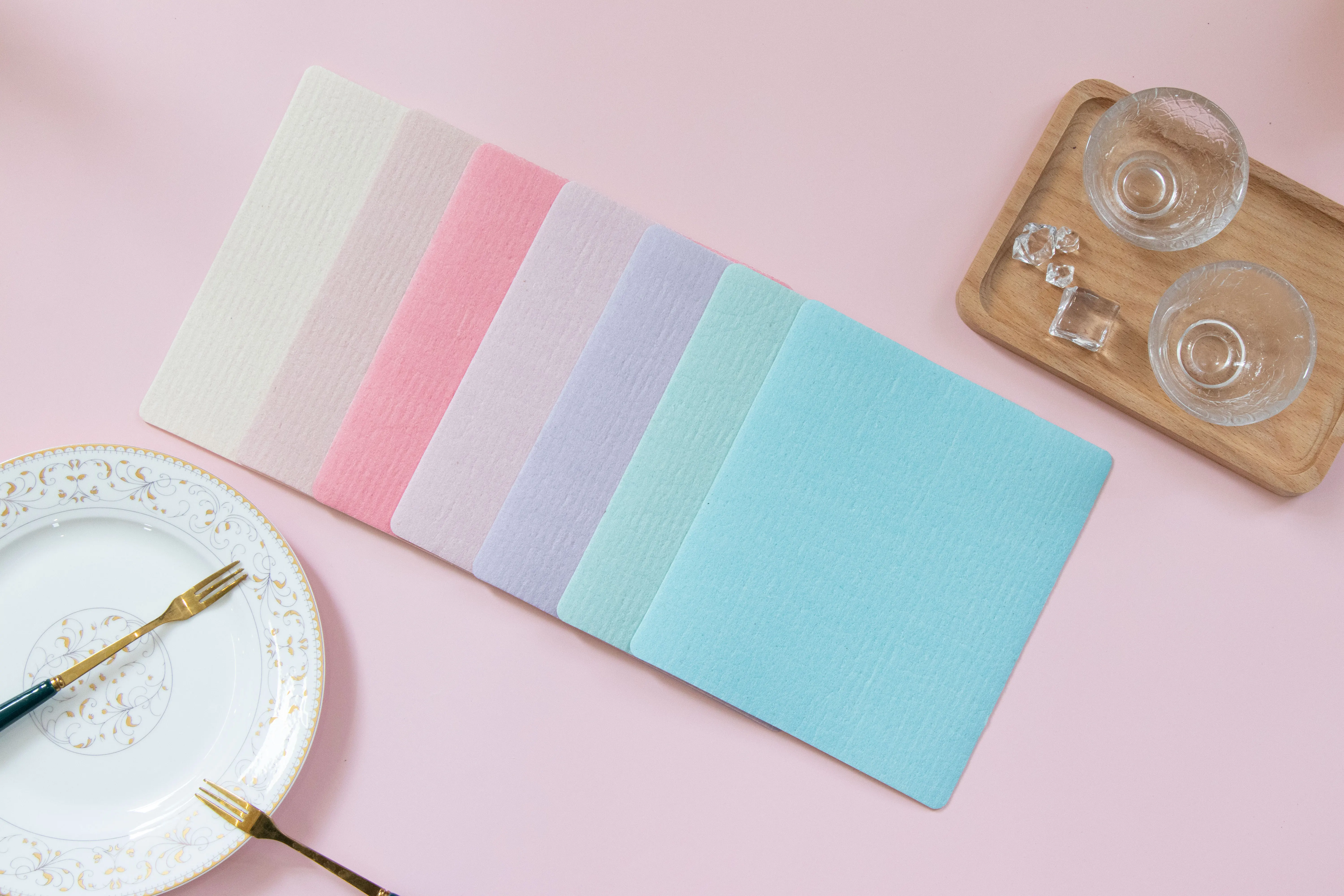 Hot Sale Eco Friendly Biodegradable Washing Products Swedish Dish Cellulose Cloth For Kitchen Cleaning