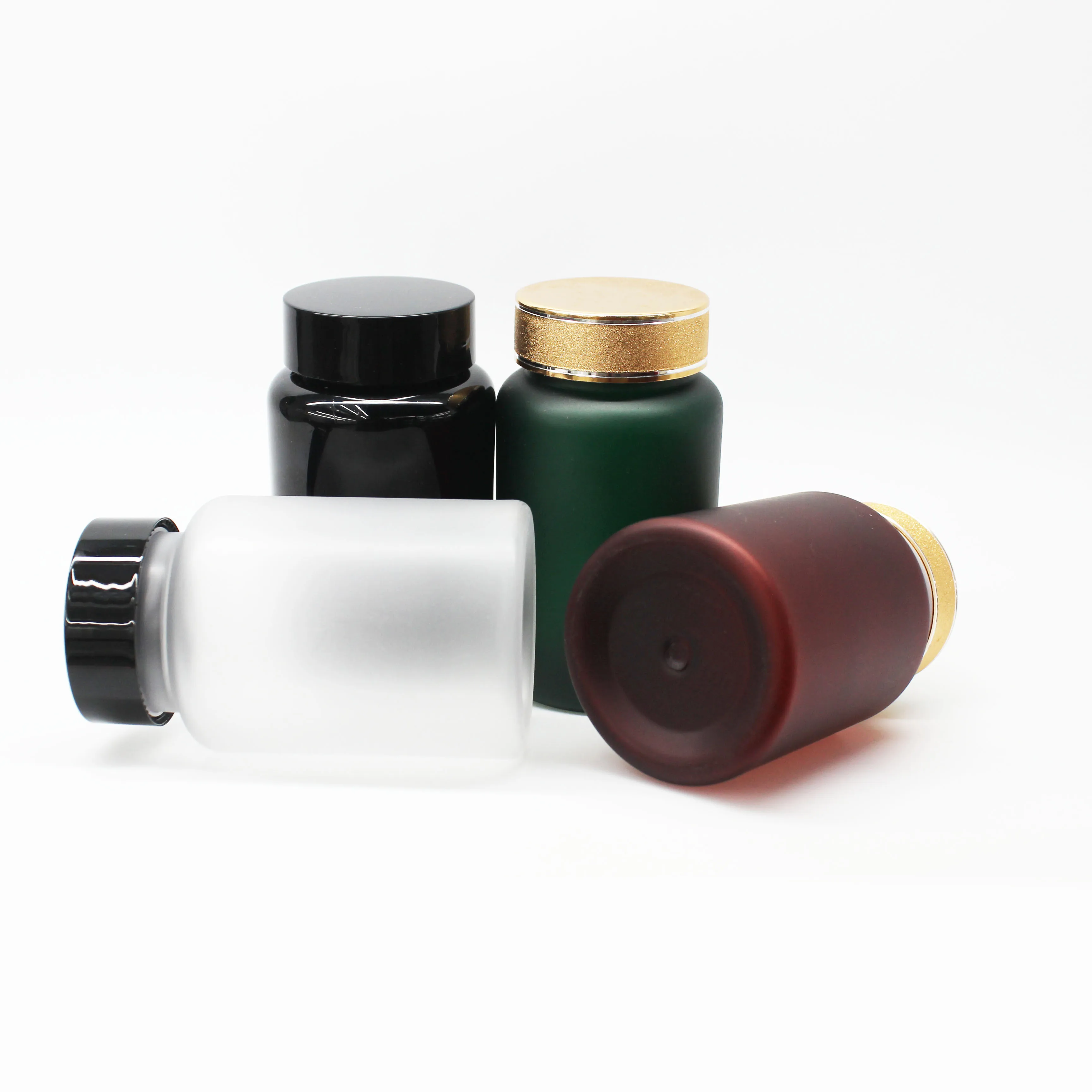 Wholesale 100ml Plastic Capsule bottle Health care products Packing bottle Plastic PET bottles for pills