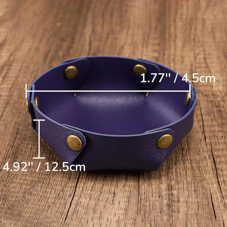 Personalized Leather Dice Tray Gift Dnd Game Lover Tray Table Board Games Engraved Leather Gaming Tray