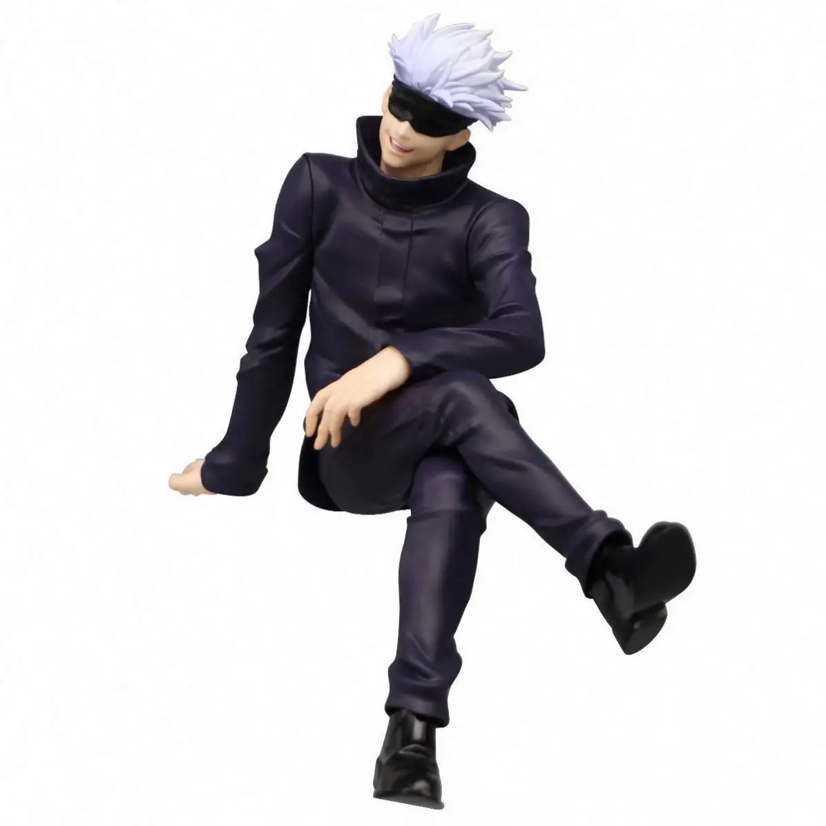 Factory High Quality Jujutsu Kaisen Anime Figure Sitting Posture Model Toy Gojo Satoru Action Figure