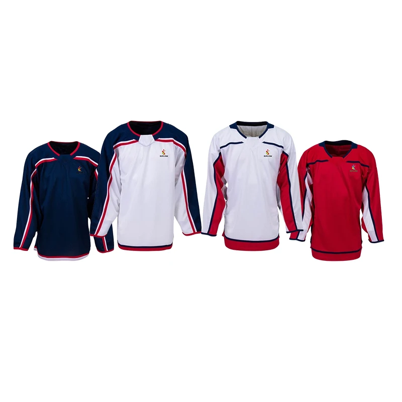 High Quality Breathable Custom Fashion Sublimated Ice Hockey Team Jerseys Goalie