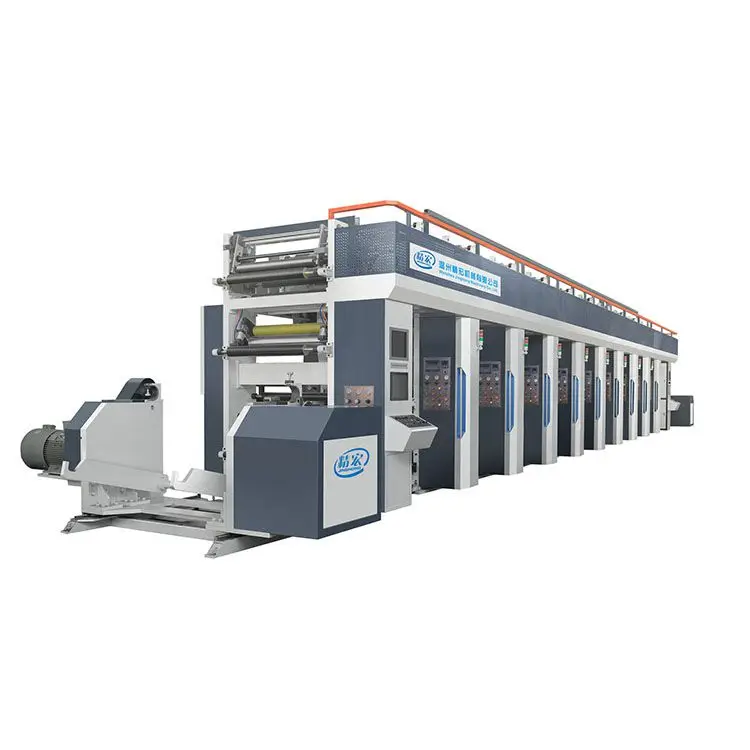New Type 7 color 1100MM printing machine for plastic film paper and CPP gravure printing machine