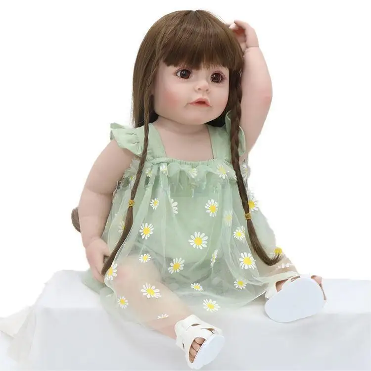 Tusalmo wholesale china manufactures handmade realistic girl mini crying wig reborn baby dolls for kid