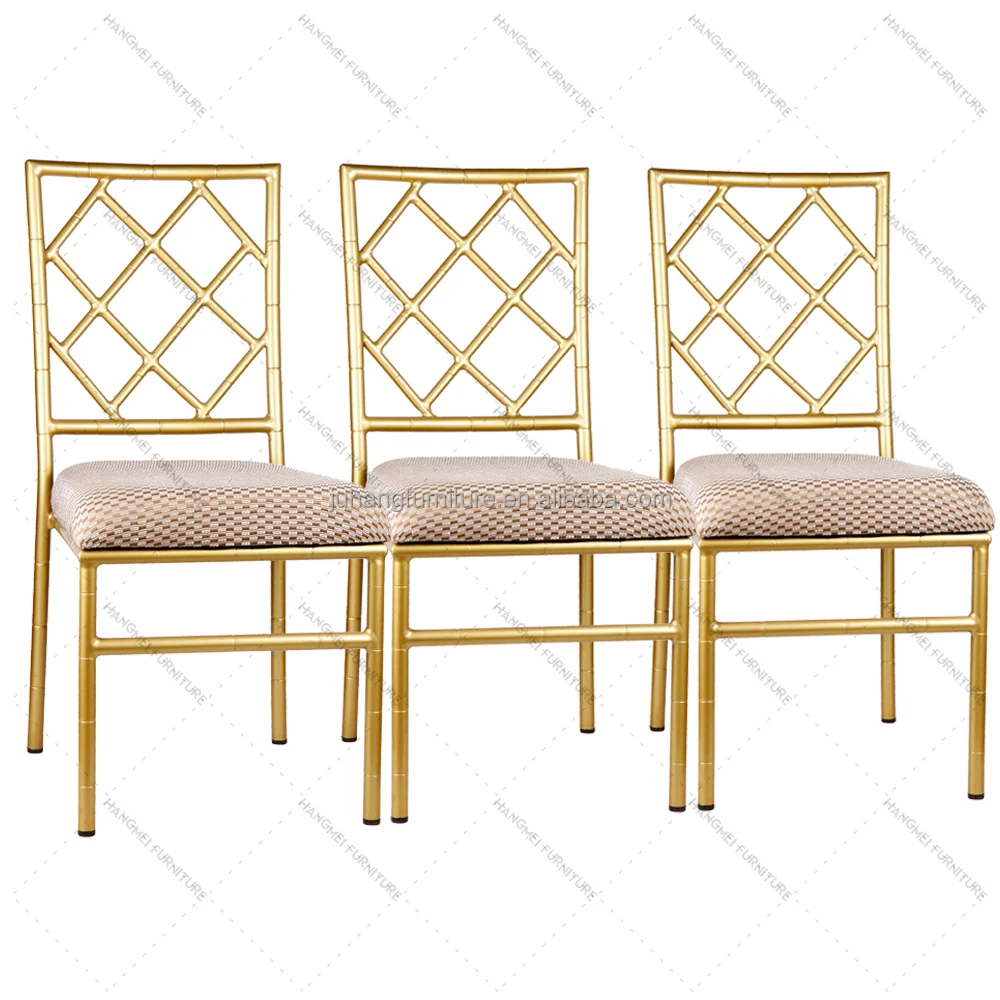 Design Metal Frame Chair Metal banquet chairs with mesh backs