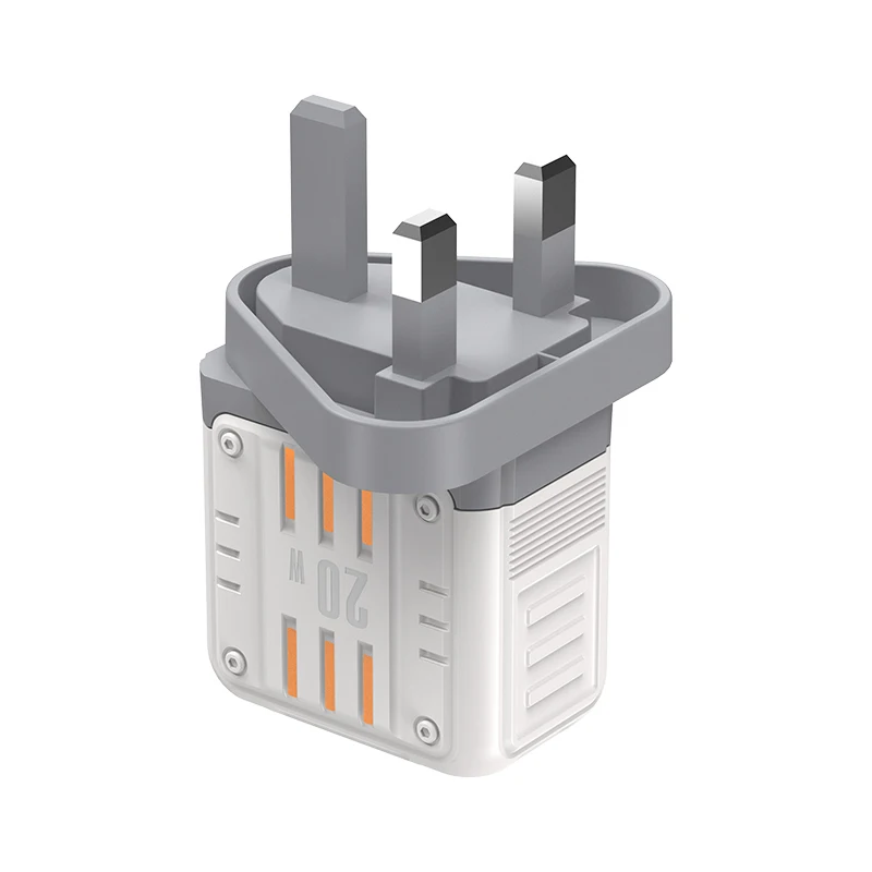 Power Supplier EU/US/UK Portable Fast Mobile Phone Charger 20W Charger Type c pd charger QC3.0 Fast Charger with cable ForIPHONE