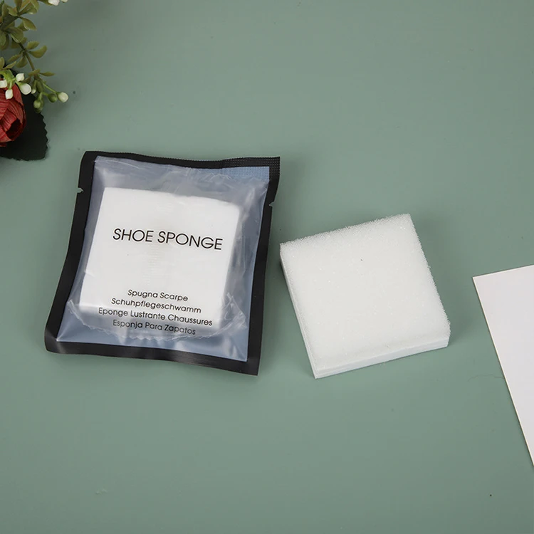 UG Simple Design Hotel Bathroom Supplies Leather Care Cleaner Wholesale Cheap Price Shoe Shine Sponge Instant Shoe Shine