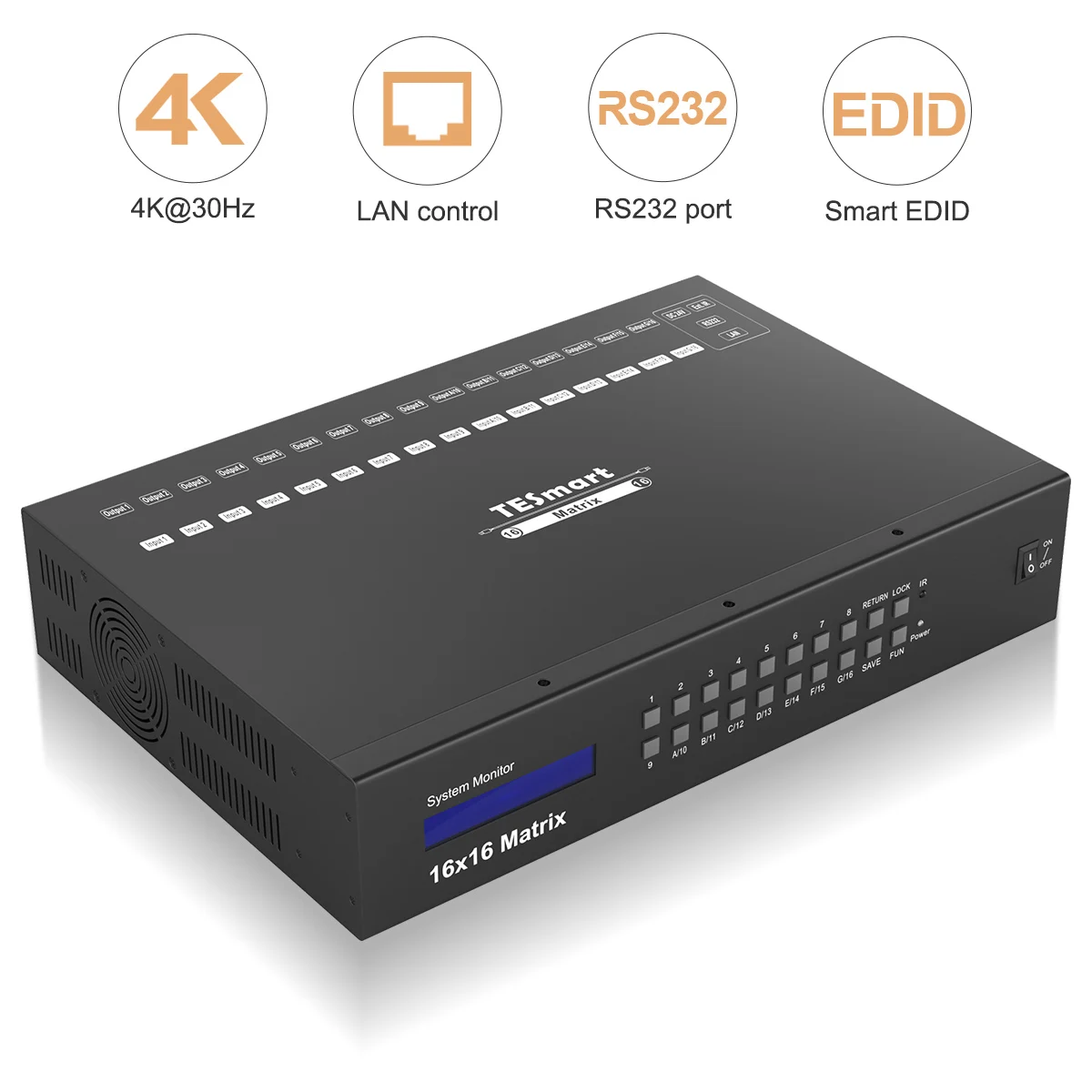 High Quality Hdmi Matrix Switcher 16X16   4k 30hz 16 port Switcher
