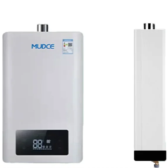 13L pure Dry fever prevention safety equipment  LCD screen touch operation tankless gas water heater for bathroom