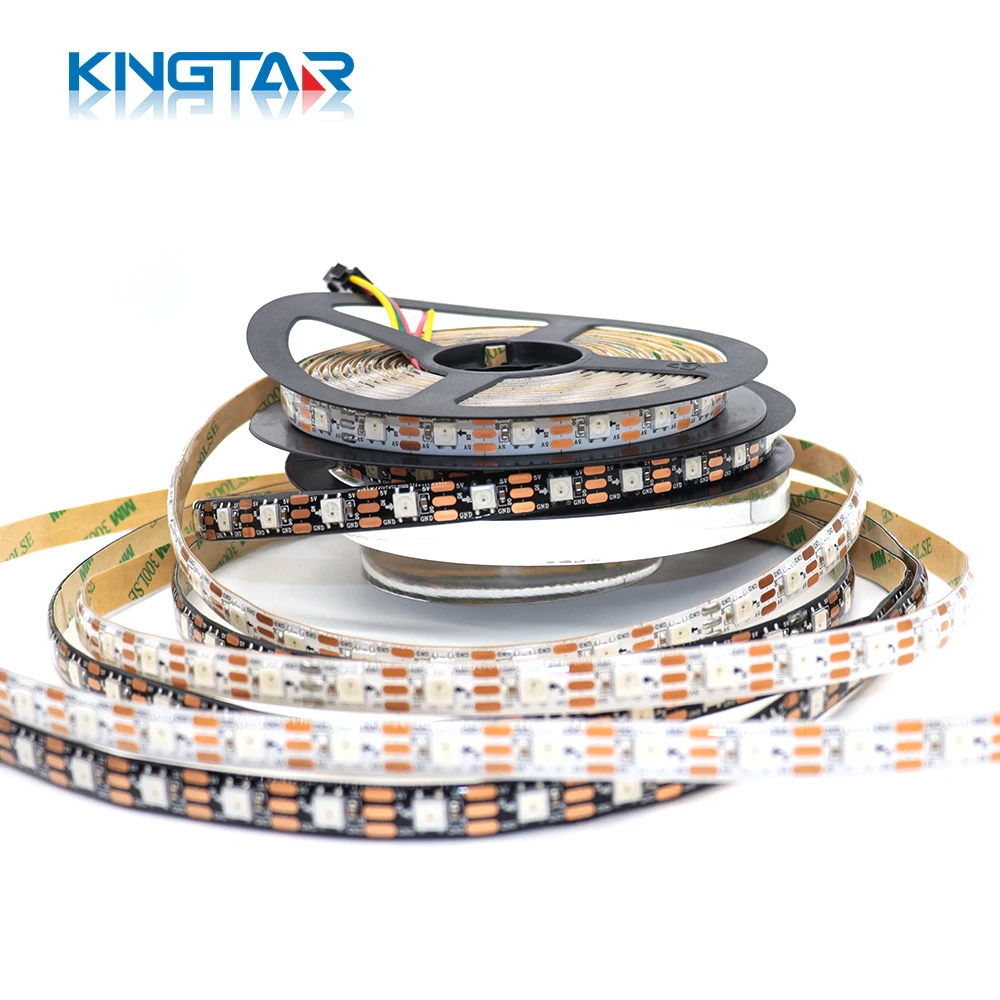 Wholesale 5V Pixel LED Strip China WS2812B 60leds Addressable RGB LED Strip PCB Lighting
