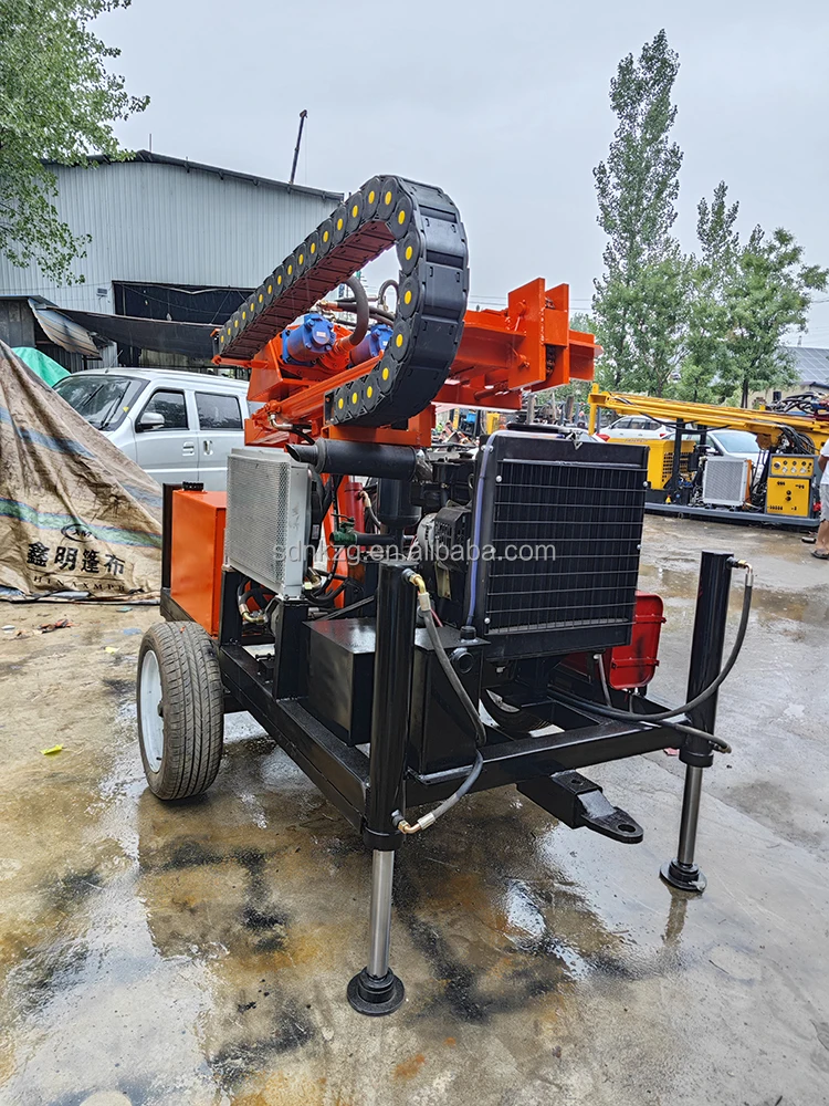 Boring machine  NKMC-200 Max.200m tractor drilling rig Mobile Dth Drilling Rig