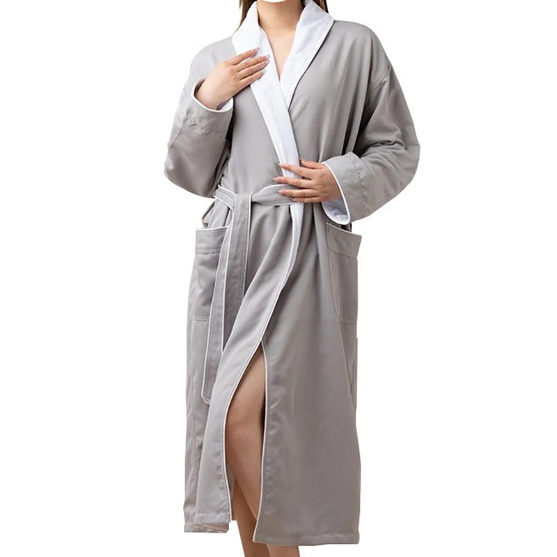 Best Selling Bathrobe Long Sleeve Man Winter Warm Casual Flannel Robe Sleepwear Plush Shawl Male Bath Robe Lounge Nightgown