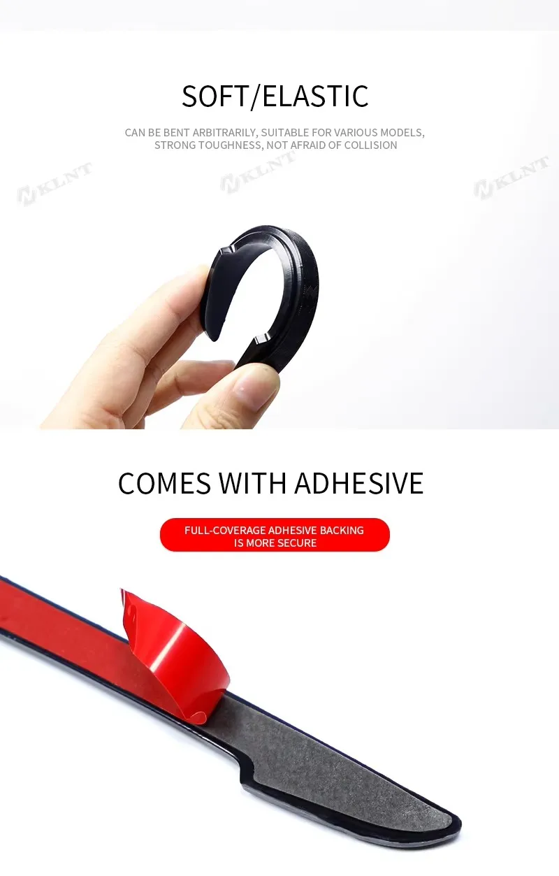 2025 4pcs Car Logo Rubber Guard Anti Scratch Sticker Car Side Door Edge Guards Protector For All Auto Vehicle SUV