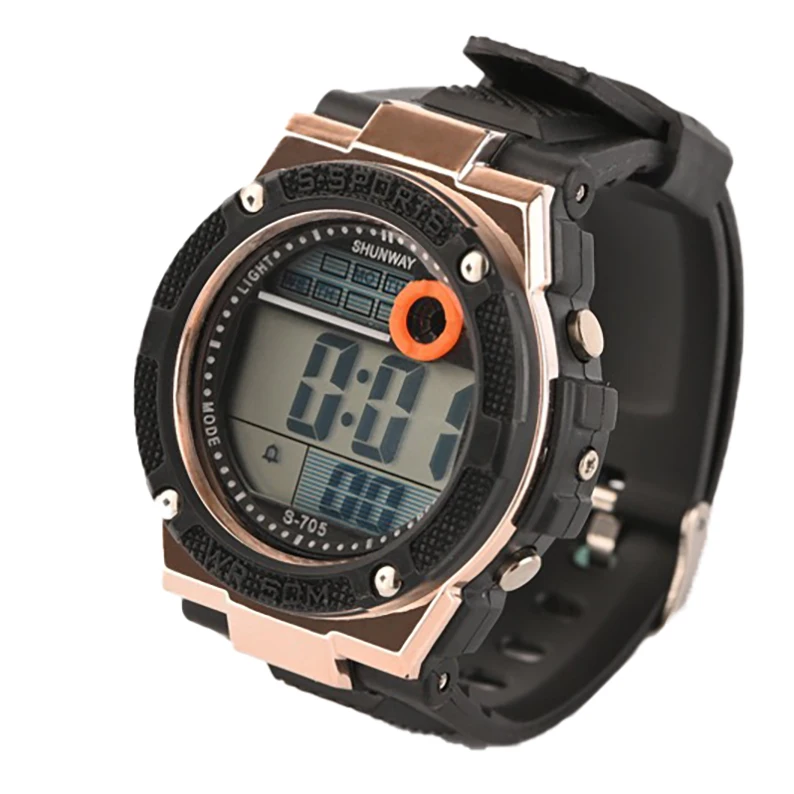 Низкий минимальный заказ, цифровые часы для мужчин, Роскошные водонепроницаемые часы