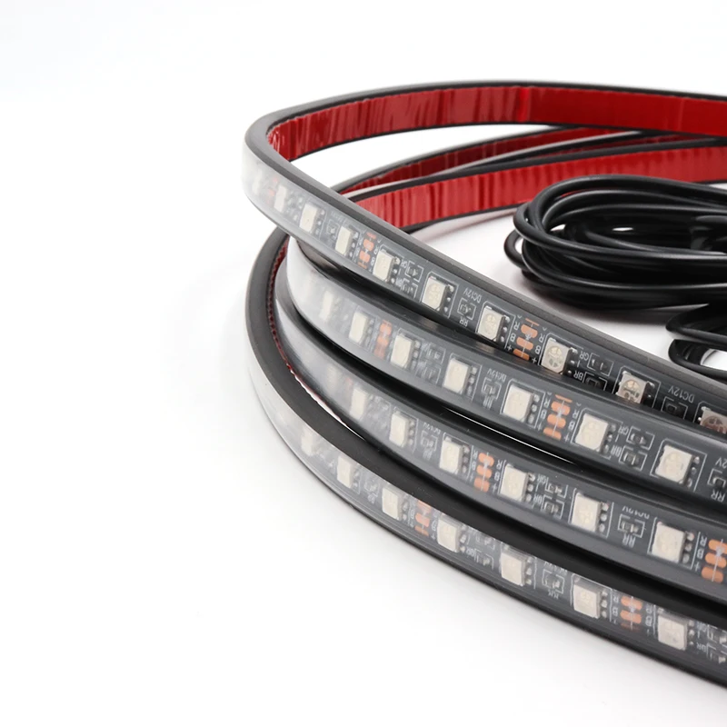 Car Underglow Neon Accent LED Strip Lights App Control RGB Auto Exterior Underbody Decorative Ambient Atmosphere Lamp