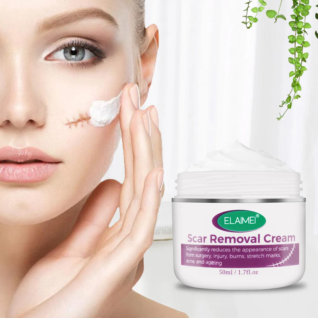 ELAIMEI Scar Removal Cream Effectively Prevents Scar Aproliferation After Surgery