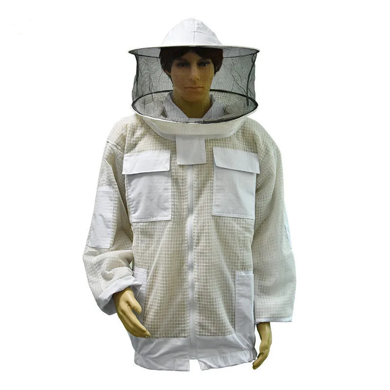 3 layer  beekeeping ventilated Jacket cotton  Safety Bee Suit for Beekeepers