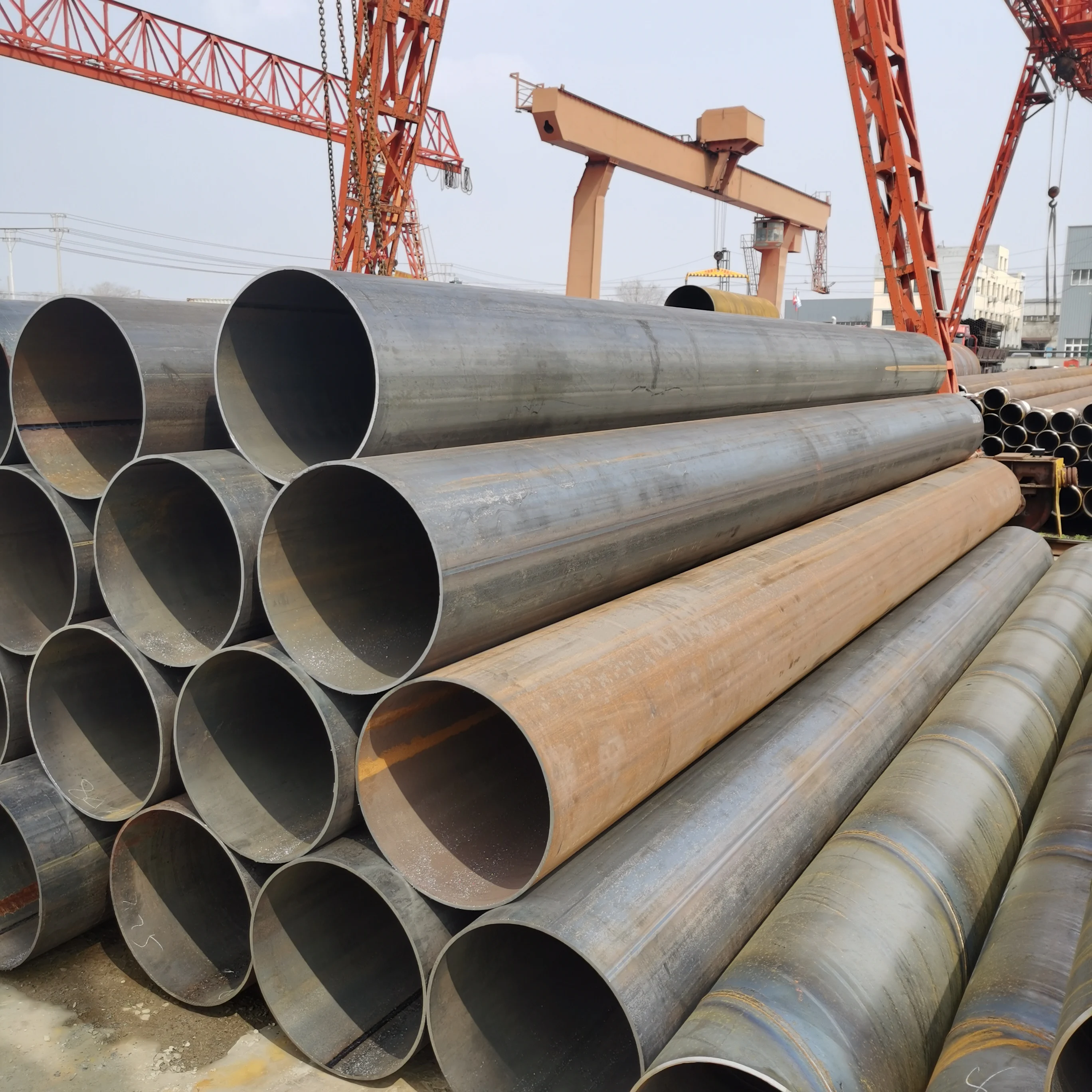 Line pipe SSAW API 5L Gr.B with hot dipped galvanization
