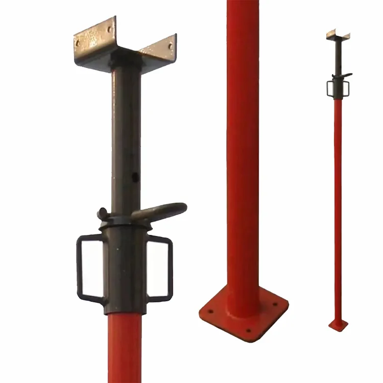 Building construction material 4m galvanized used adjustable metal acro shoring post scaffolding telescopic prop jack