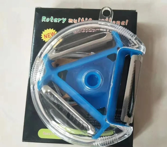 Kitchen Multifunctional 3 IN 1 Vegetable Cutter Machine Apple Pear Mango Potato Peeling Paring Knife Portable