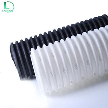 ISO 9001 гофрированная стальная труба hdpe перфорированная дренаж