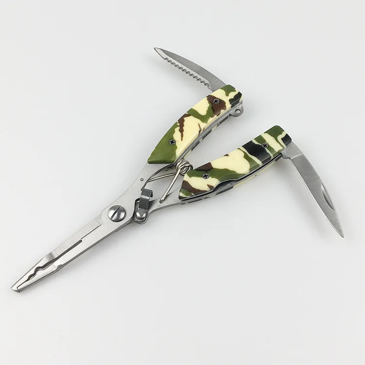 JETSHARK 16.5cm 135g Steel Fishing Pliers Customized Colors Multifunctional Lure Clamp Saltwater Pliers