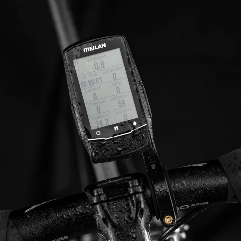 Factory Meilan supply cycling navigation road mountain bike accessories digital smart gps stopwatch Bicycle Computer Finder