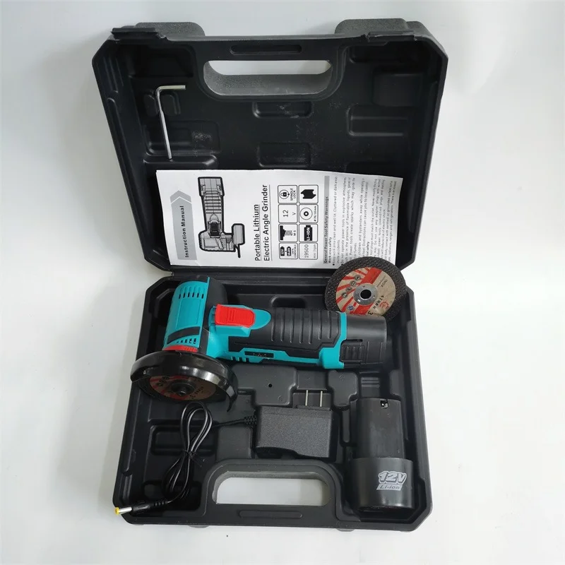 Lithium Mini Angle Grinder Cutting Machine Small Electric Grinder Brushless Polishing Machine Rechargeable Grinding Machine
